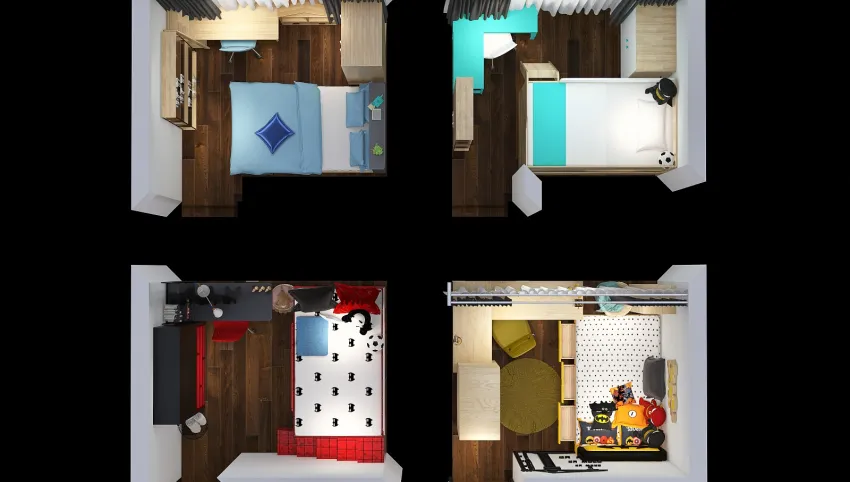 kids room 3d design picture 37.42