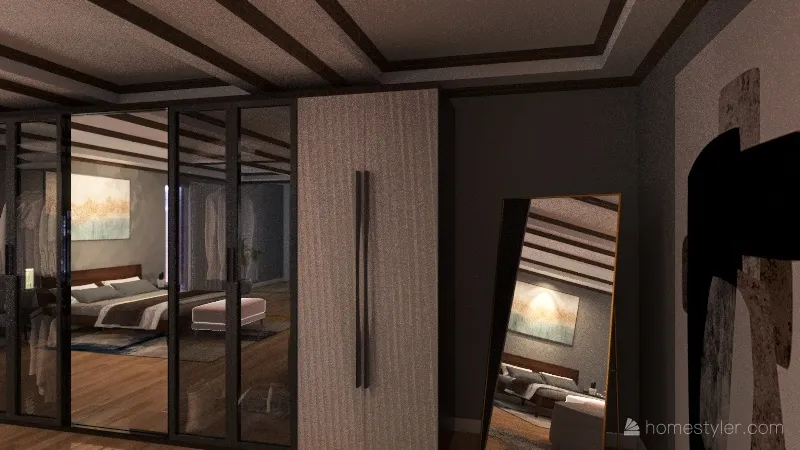 PATTERN Bedroom 3d design renderings