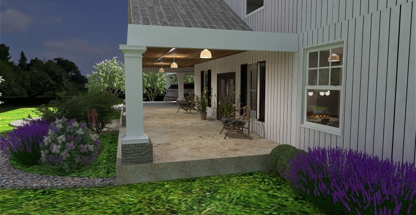 Country house 3d design renderings