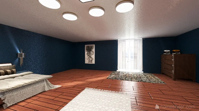 Boy's room 3d design renderings