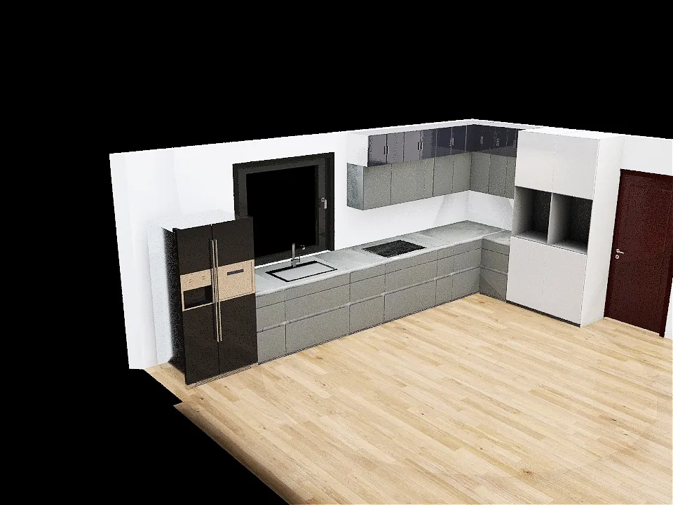 Kuchyne 3d design renderings