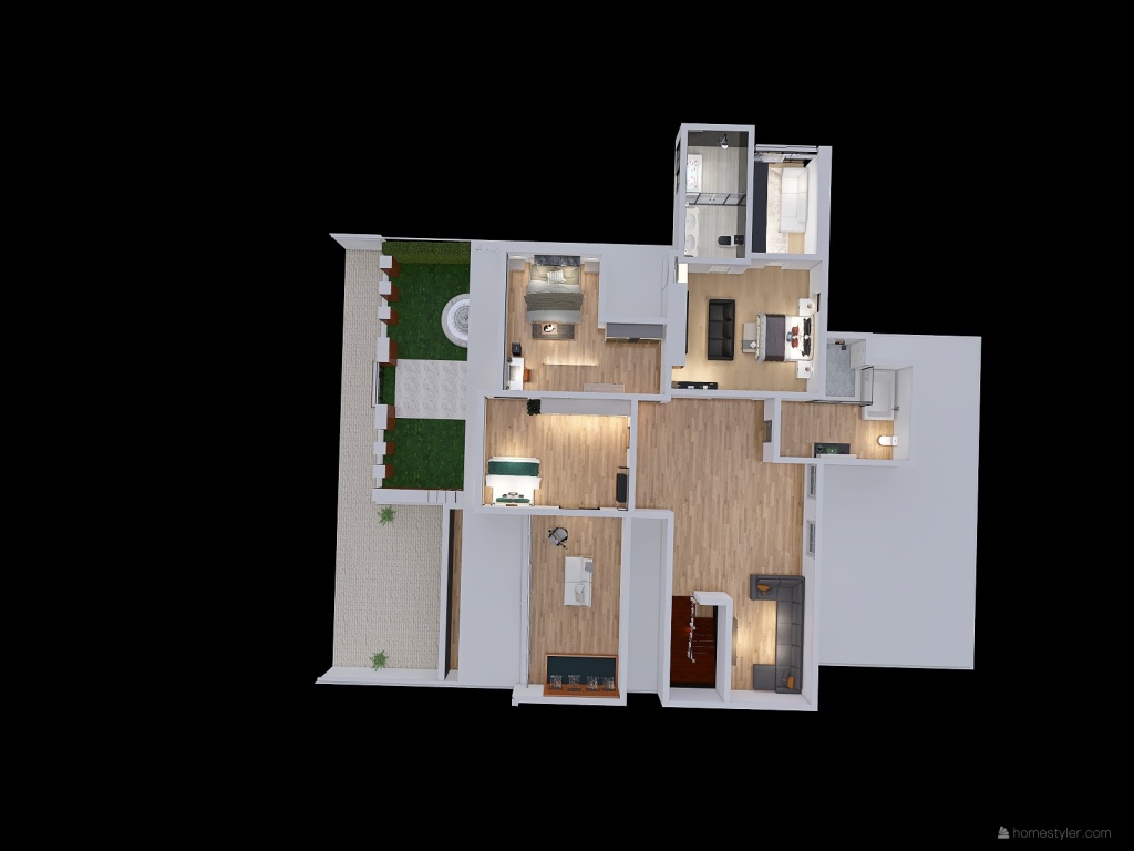 beutiful house 3d design renderings