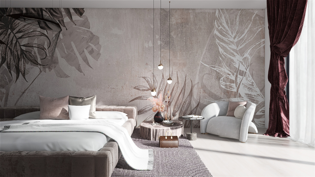 Modern StyleOther White Grey Hallway 3d design renderings