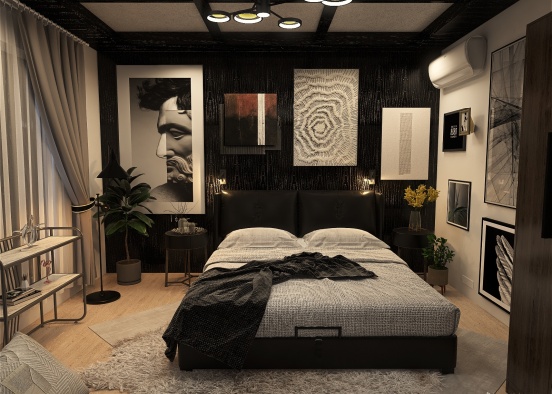 5x4 bedroom Design Rendering