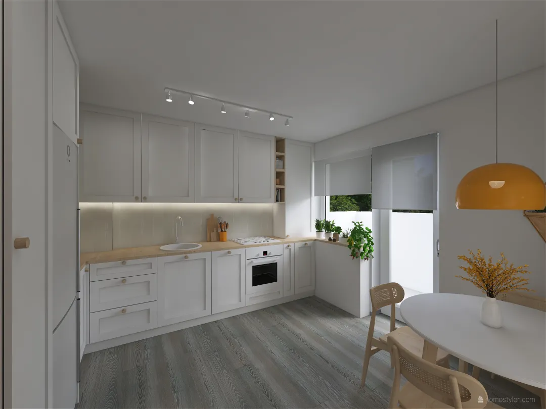 Apartament Alexandra 3d design renderings