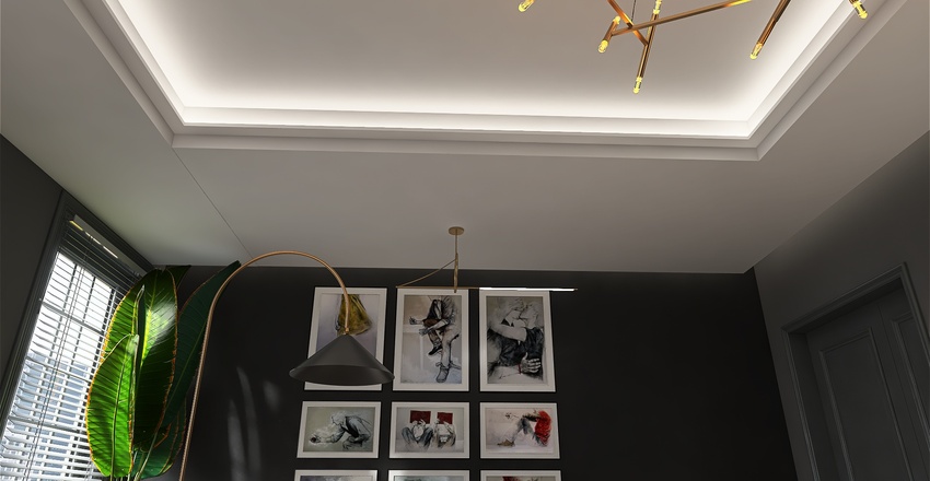 Metropolitan: deep, dark, delicious Interior Design Render