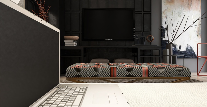 Metropolitan: deep, dark, delicious Interior Design Render