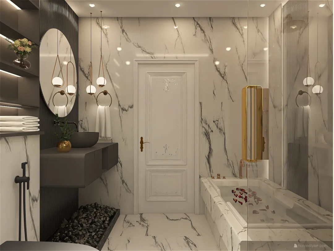bathroom 2 3d design renderings