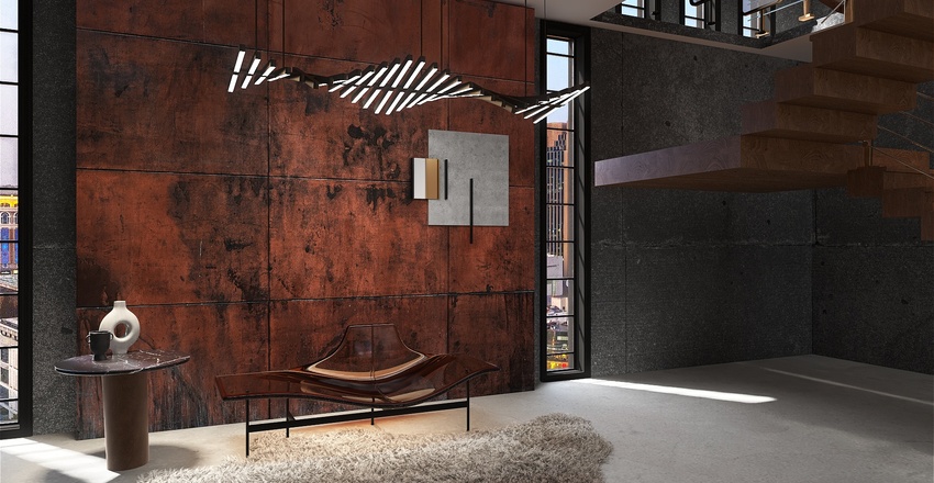 High Rise in Metropolis Interior Design Render