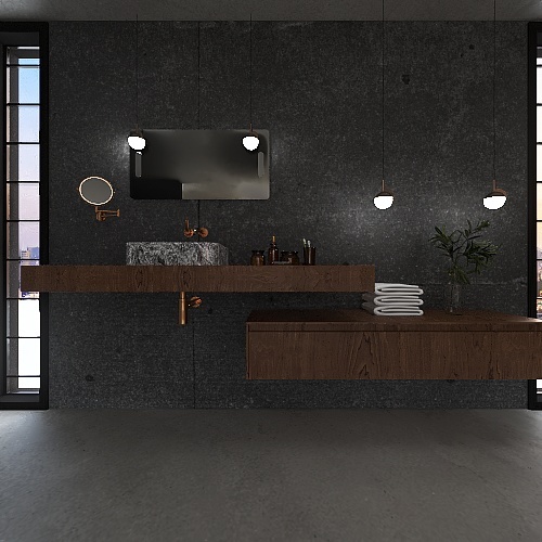 High Rise in Metropolis Interior Design Render