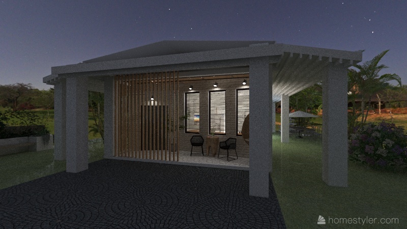 Minimalist House Interior Design Render