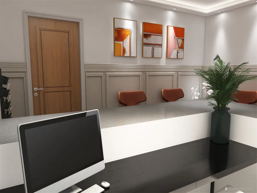 escritorio advocacia 3d design renderings