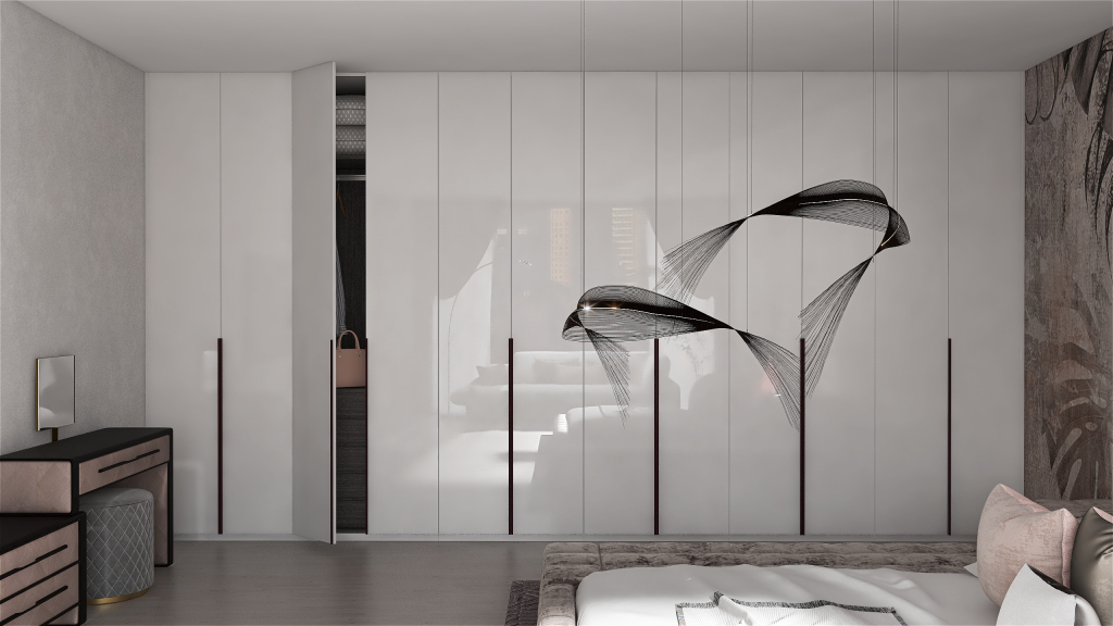 Modern StyleOther White Grey Hallway 3d design renderings