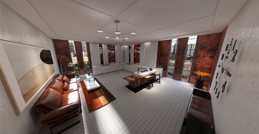 Metropolitan Metropolis Interior Design Render