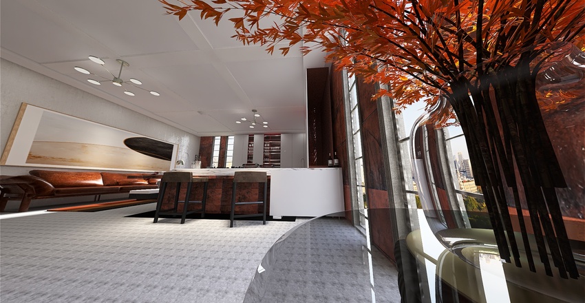 Metropolitan Metropolis Interior Design Render