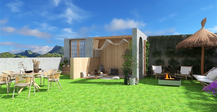 Outdoor project 3d design renderings
