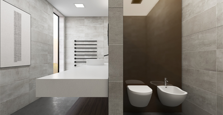 Modern StyleOther White Grey Bathroom 3d design renderings