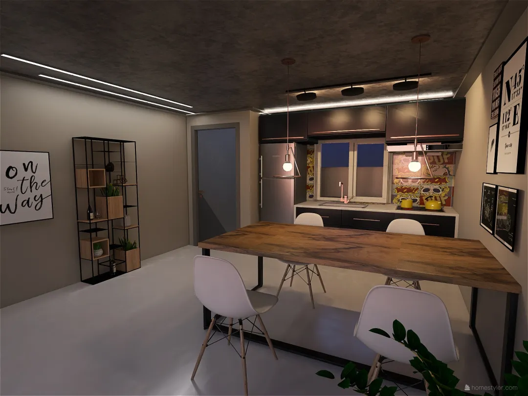 modern duplex 3d design renderings