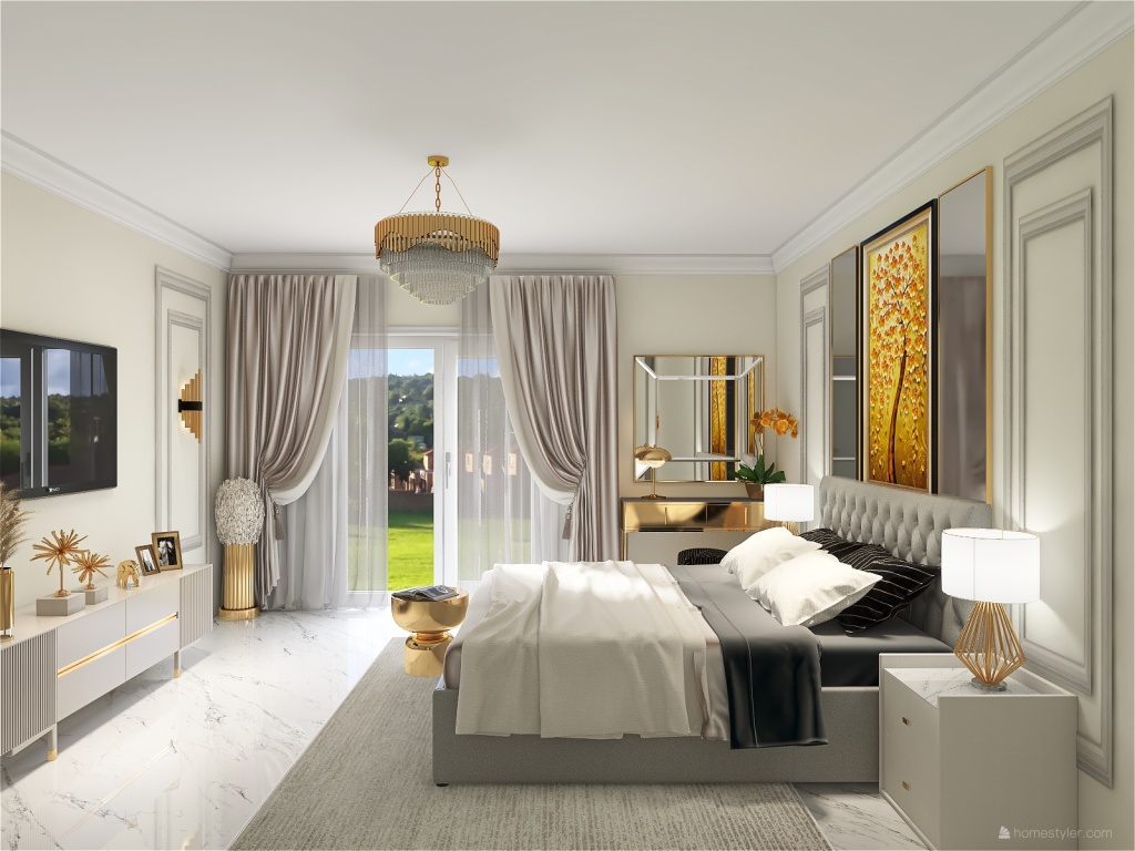 Bedroom zaharia 3d design renderings