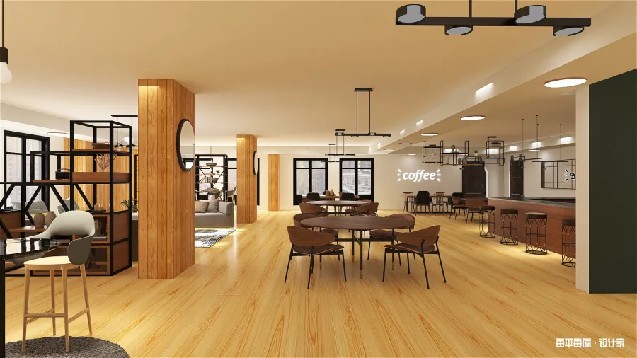 cafeteria1 3d design renderings