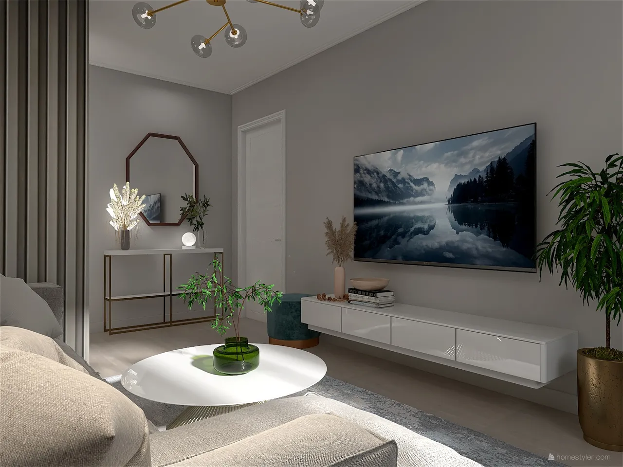 LivingRoom 3d design renderings