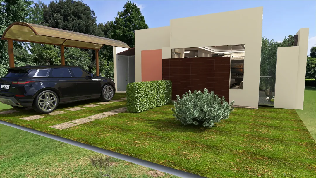 Casa Nascentes do Tarumã Modificada 3d design renderings