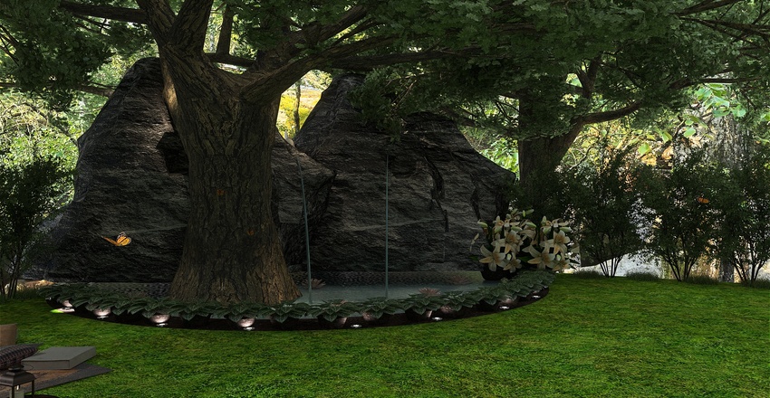 Modern Home Oasis! Interior Design Render