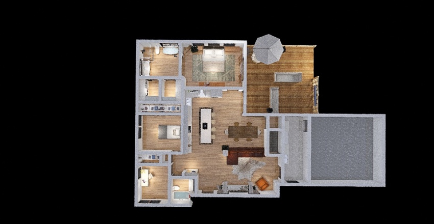 Version 2 Goals For BIGGERHouse 3d design renderings