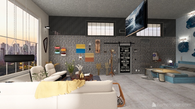 Loft 3d design renderings