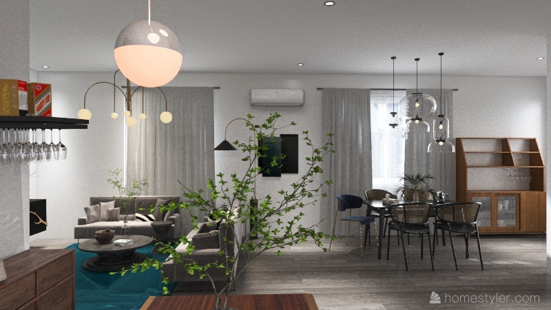 Casa habitación 3d design renderings