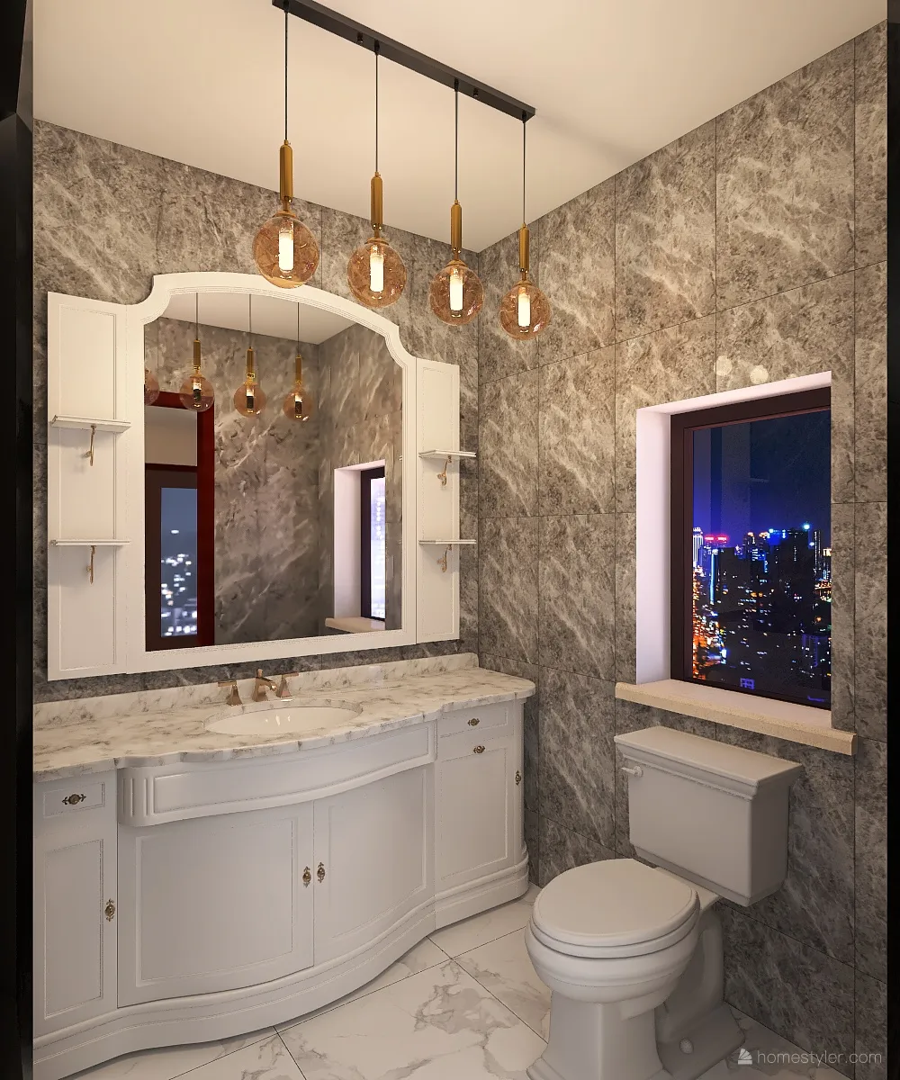 Bathroom 3d design renderings