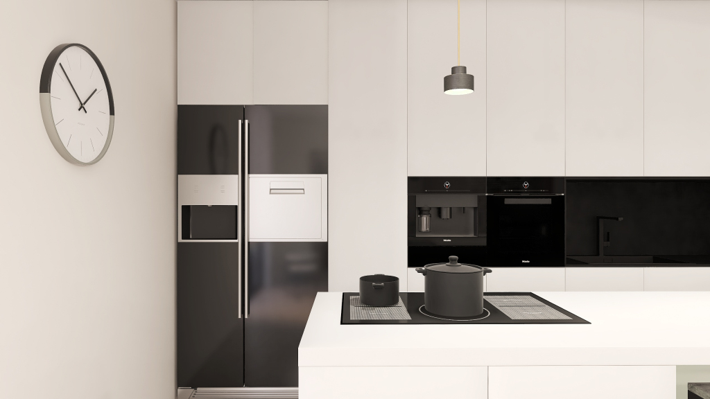 Modern StyleOther White Grey Master Room 3d design renderings