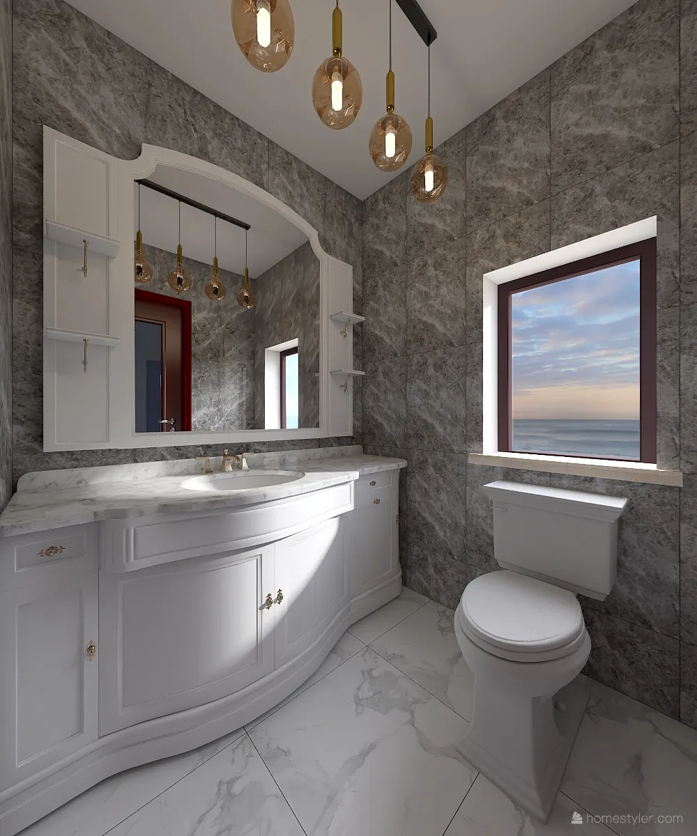 Bathroom 3d design renderings