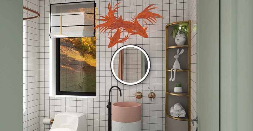 Fun and Funky Interior Design Render