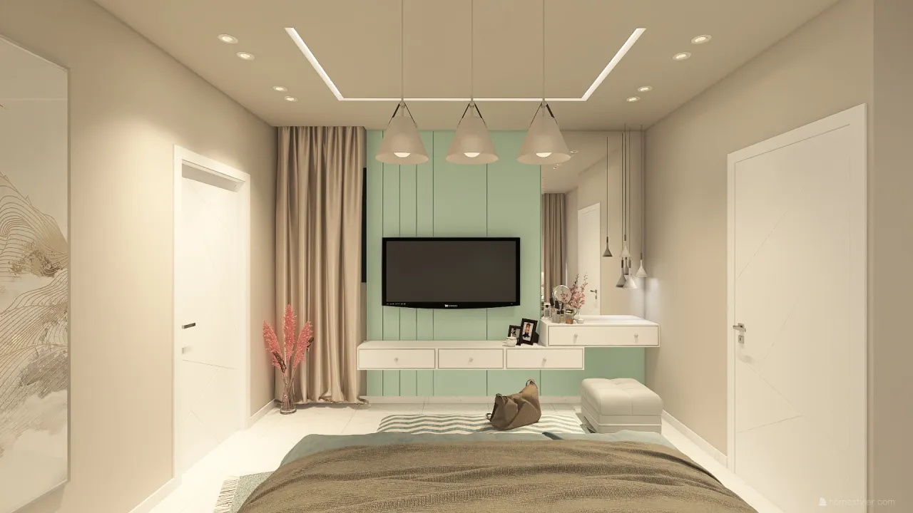 100 MSQ Apartment 3d design renderings