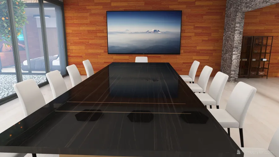 sala de reuniones 3d design renderings