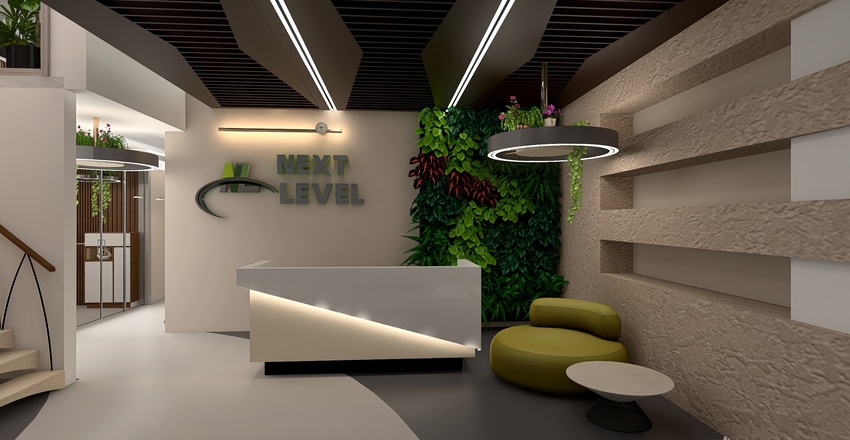 Company Headquarters IT- NEXT LEVEL Interior Design Render
