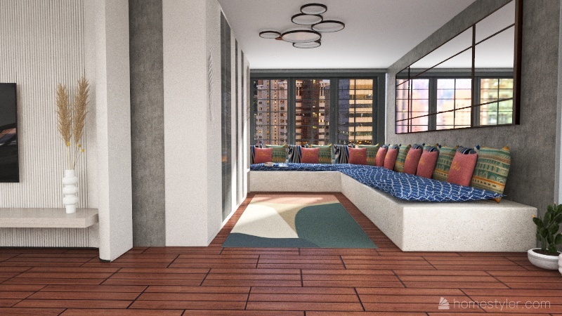 appartement atypique 3d design renderings