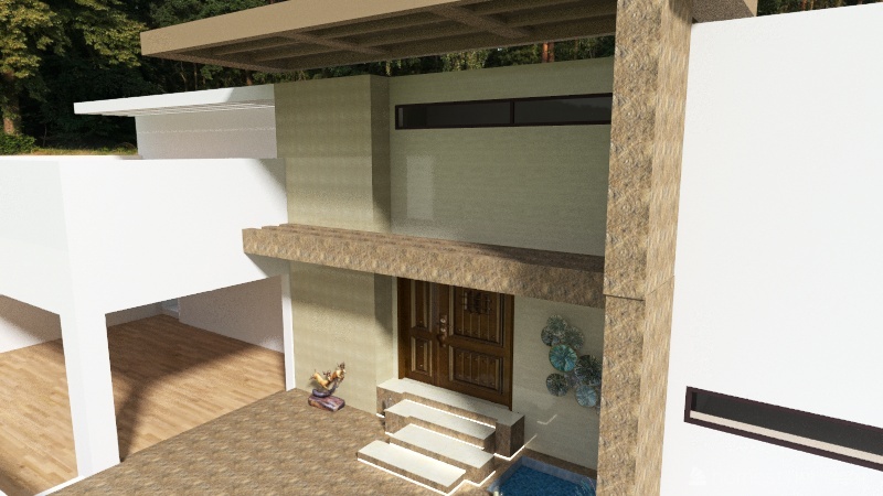 DHA Lahore Floor Plan & Elevations 3d design renderings