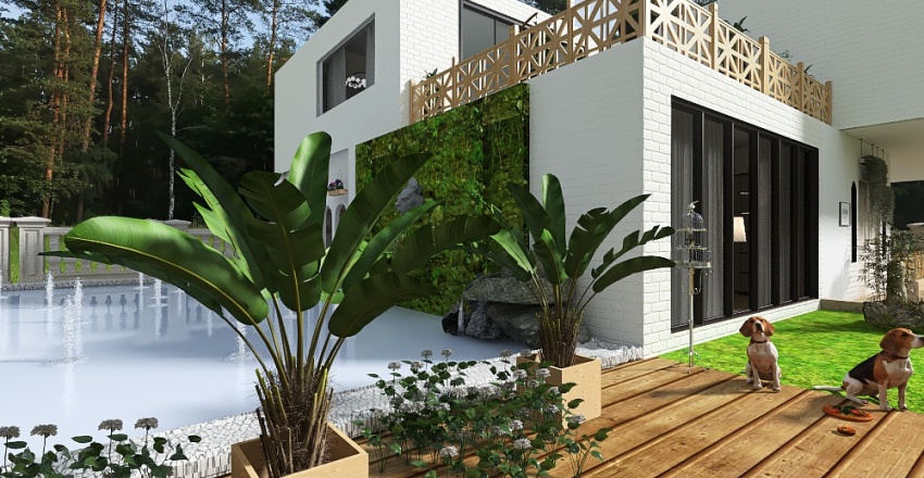 Summer home 3d design renderings