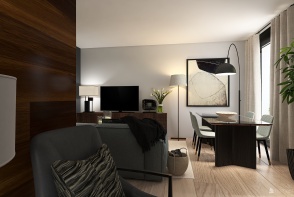 Apartment in Milan Design Rendering
