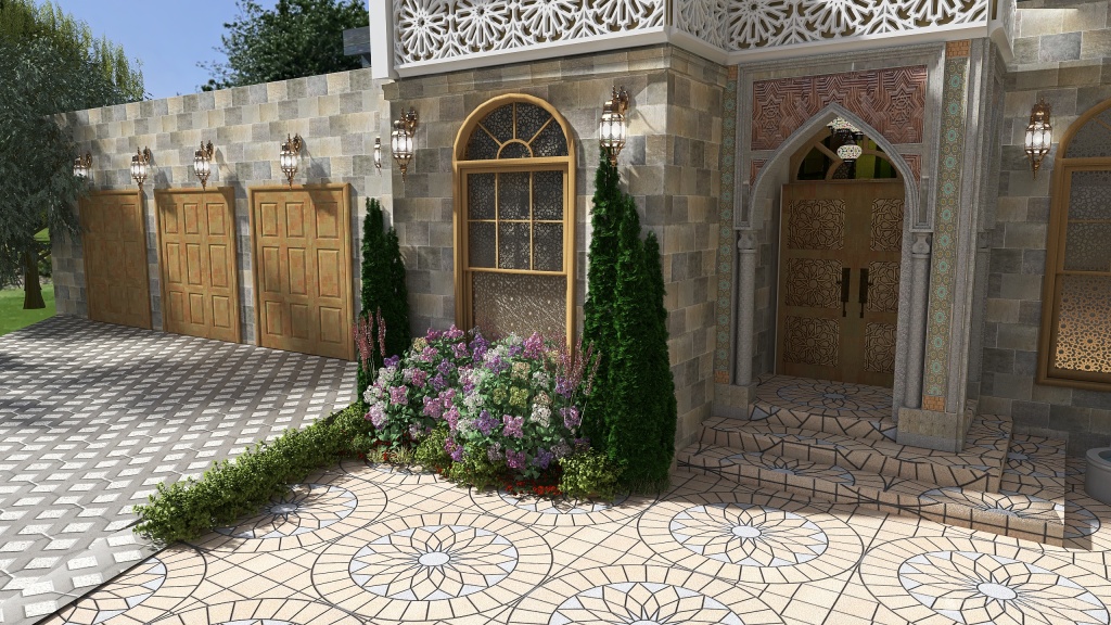 StyleOther Arabesco WarmTones ColorScemeOther 3d design renderings