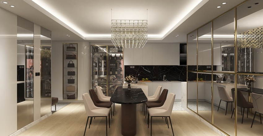 The Antonia apartment over 100 meter square 3d design renderings