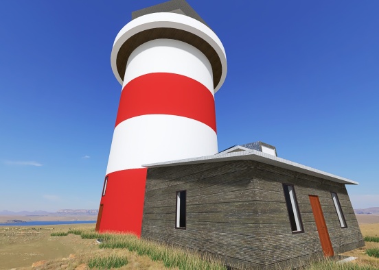 Lighthouse Airbnb Cabin Conversion Design Rendering