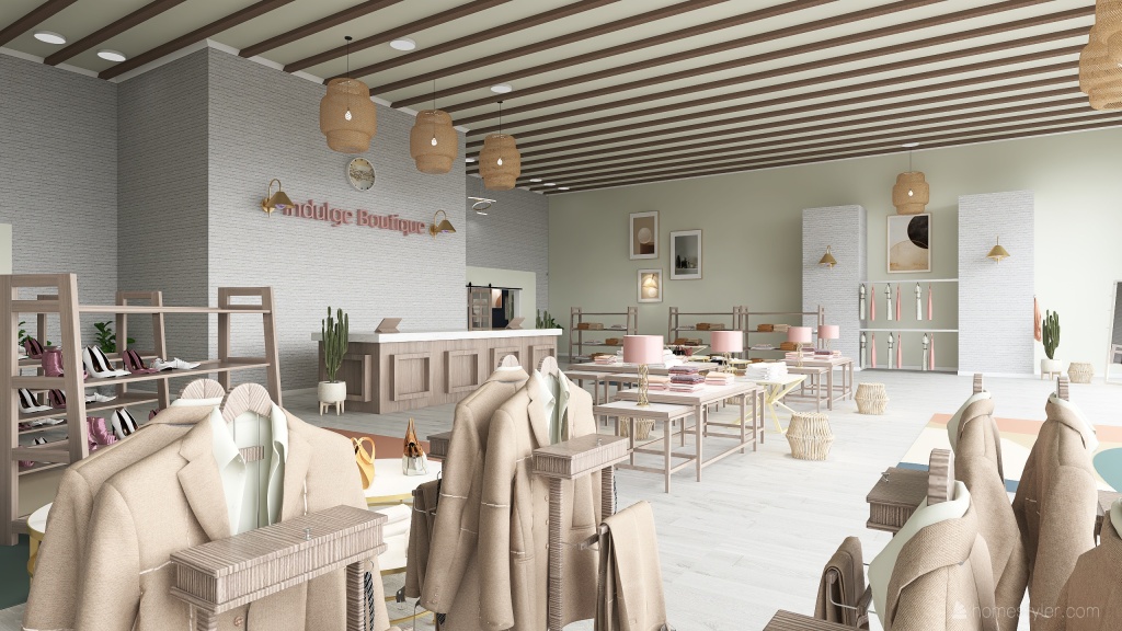 | Indulge Boutique | 3d design renderings