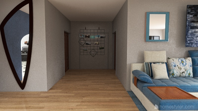 Modern 3 bed 3d design renderings