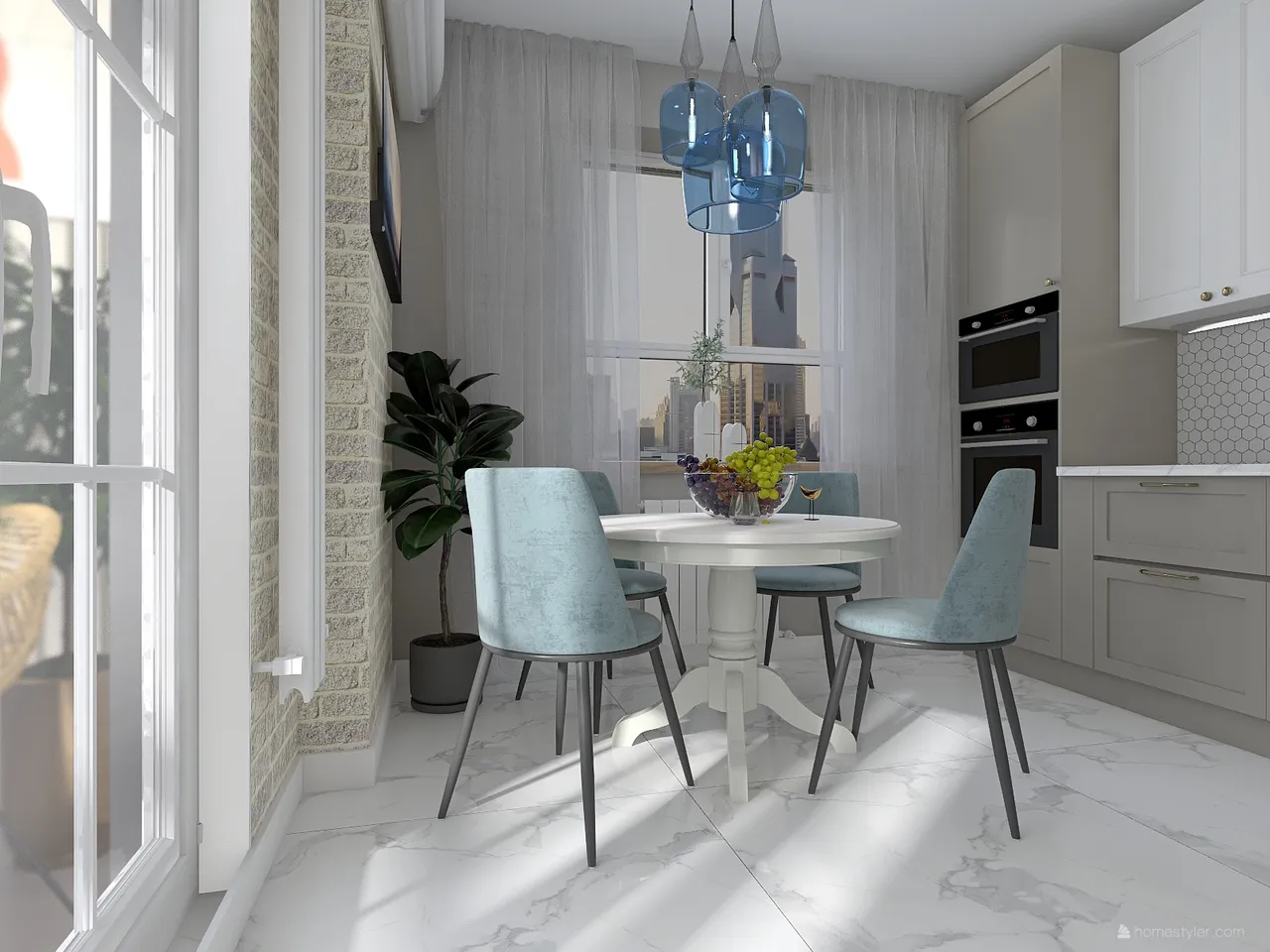 Kitchen 3d design renderings