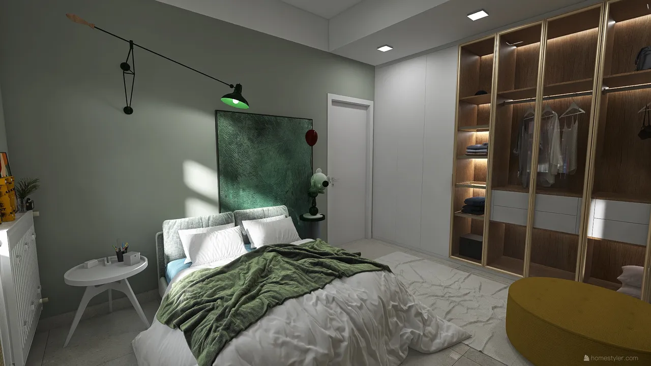 MasterBedroom 3d design renderings