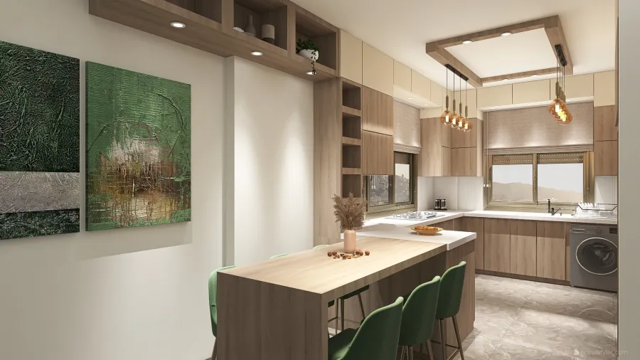 Kitchens Designs 3d design renderings