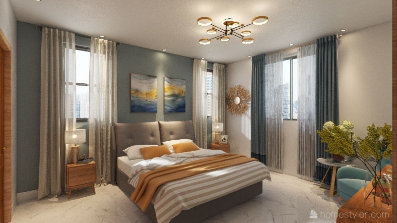 Residencial Living Lara 3d design renderings